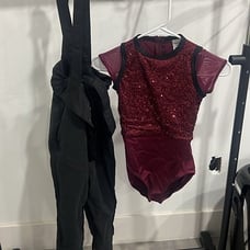 Hip Hop Leotard Jumper Bandana & Gloves