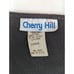 Cherry Hill Vintage Womans Black V-Neck Sweater Gem Stones Leaf Motif Sz Large