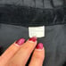 Vintage Y2K Black Velour Vest With Double Gold Buttons Size Large/XL