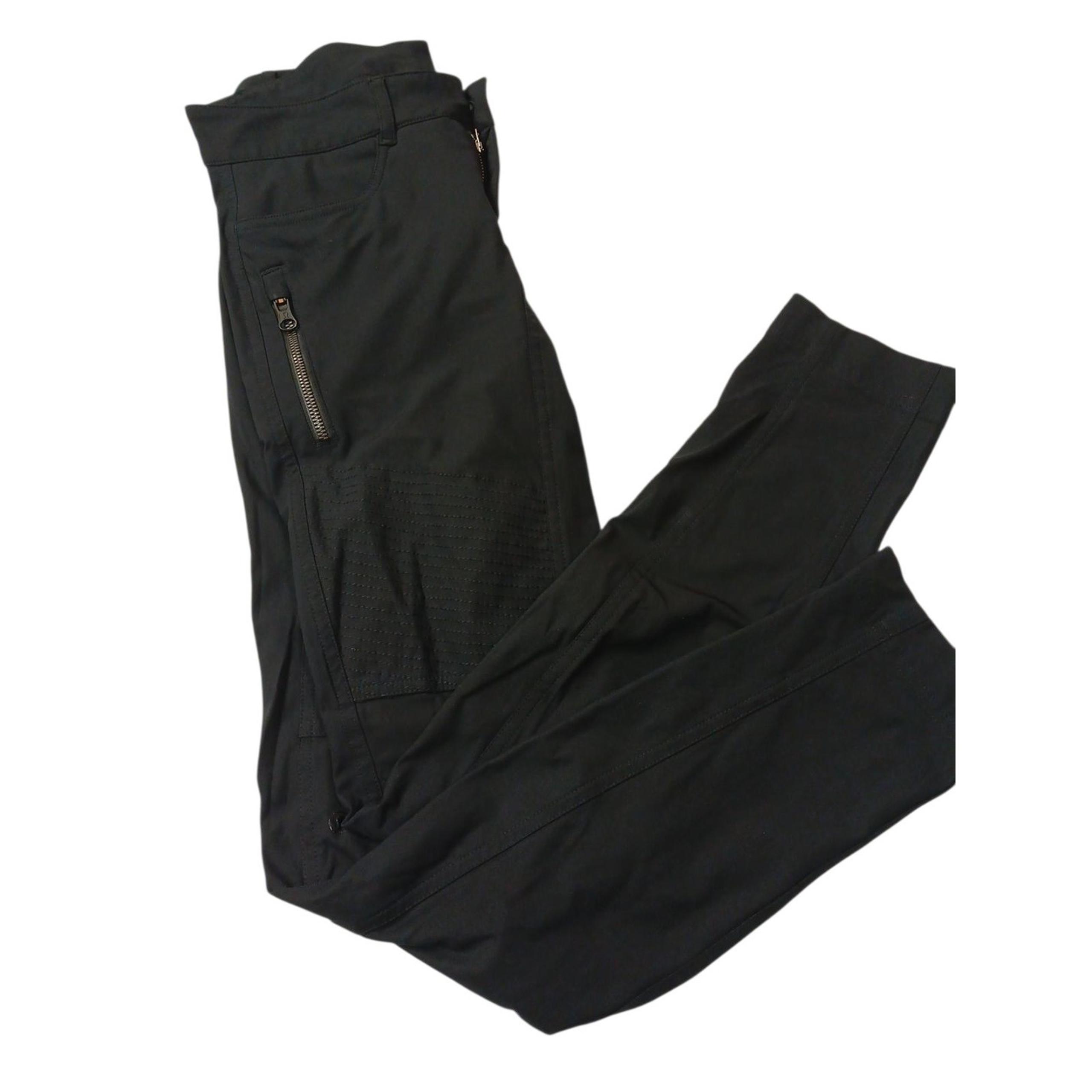 Lululemon Womens Bust A Move Pants Size6 Black Slim Fit Active Moto