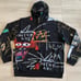 Members Only Jean Michel Basquiat Motor Area Black Hoodie Mens Size Large