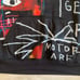 Members Only Jean Michel Basquiat Motor Area Black Hoodie Mens Size Large