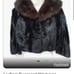 Vintage ILGWU VELVET FAUX MINK COAT SIZE MEDIUM
