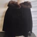 Vintage ILGWU VELVET FAUX MINK COAT SIZE MEDIUM