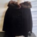 Vintage ILGWU VELVET FAUX MINK COAT SIZE MEDIUM