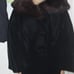 Vintage ILGWU VELVET FAUX MINK COAT SIZE MEDIUM