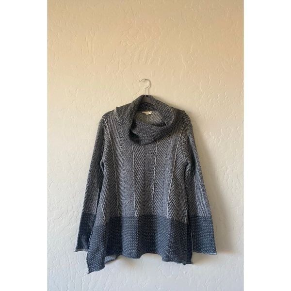 Gray Cowl Neck Sweater