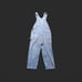 Liberty Overalls Vintage Military Shirt BDU Pattern Blue Size 38 USA Made