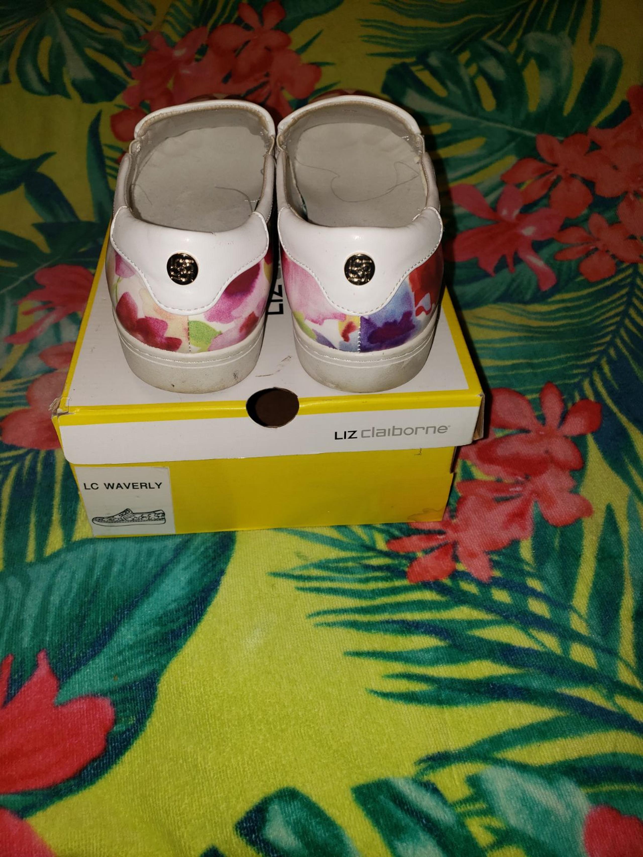 liz Claiborne floral sneakers