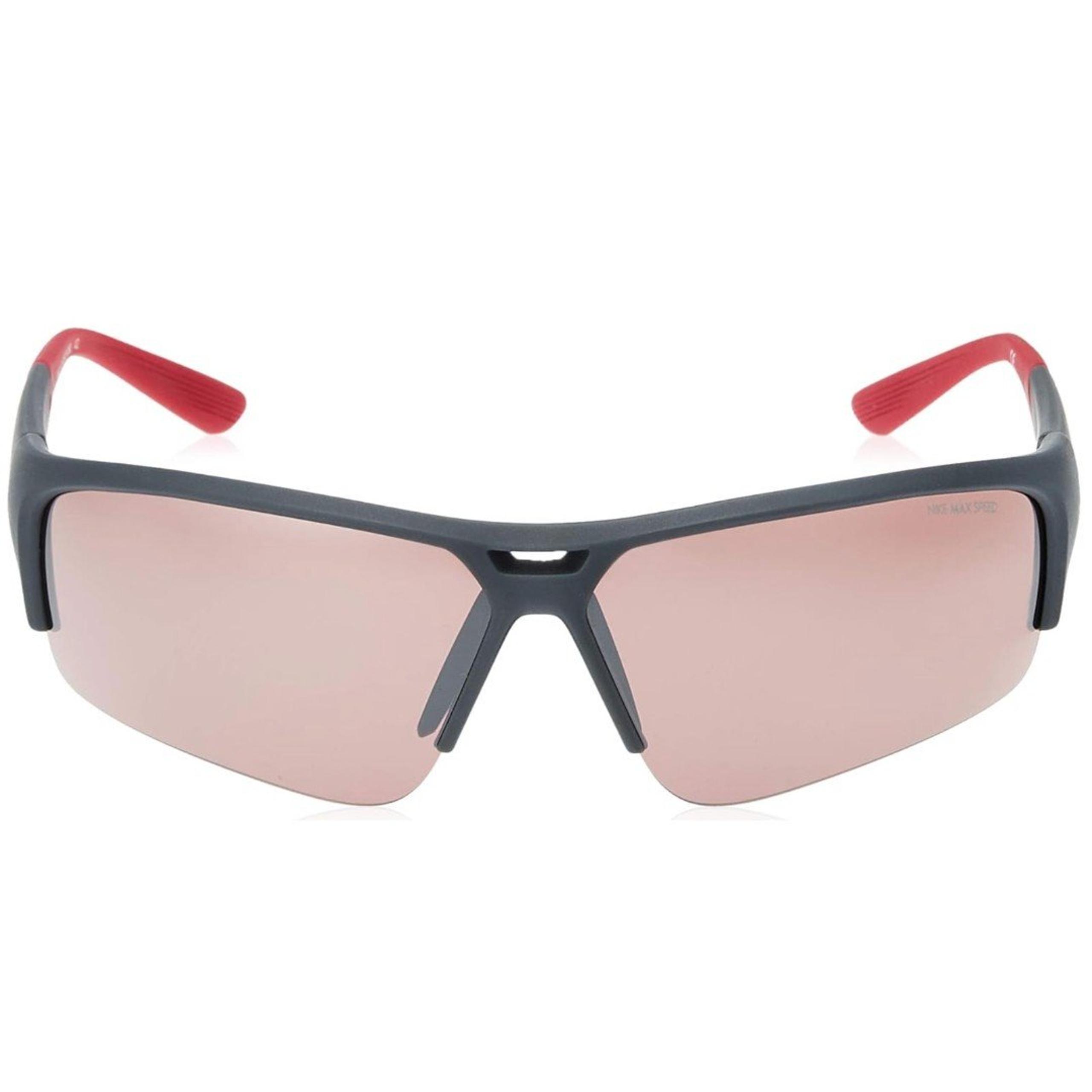 Nike Golf X2 Pro E Men's EV0873 060 Sport Sunglasses, Magnet Grey/Challenge Red