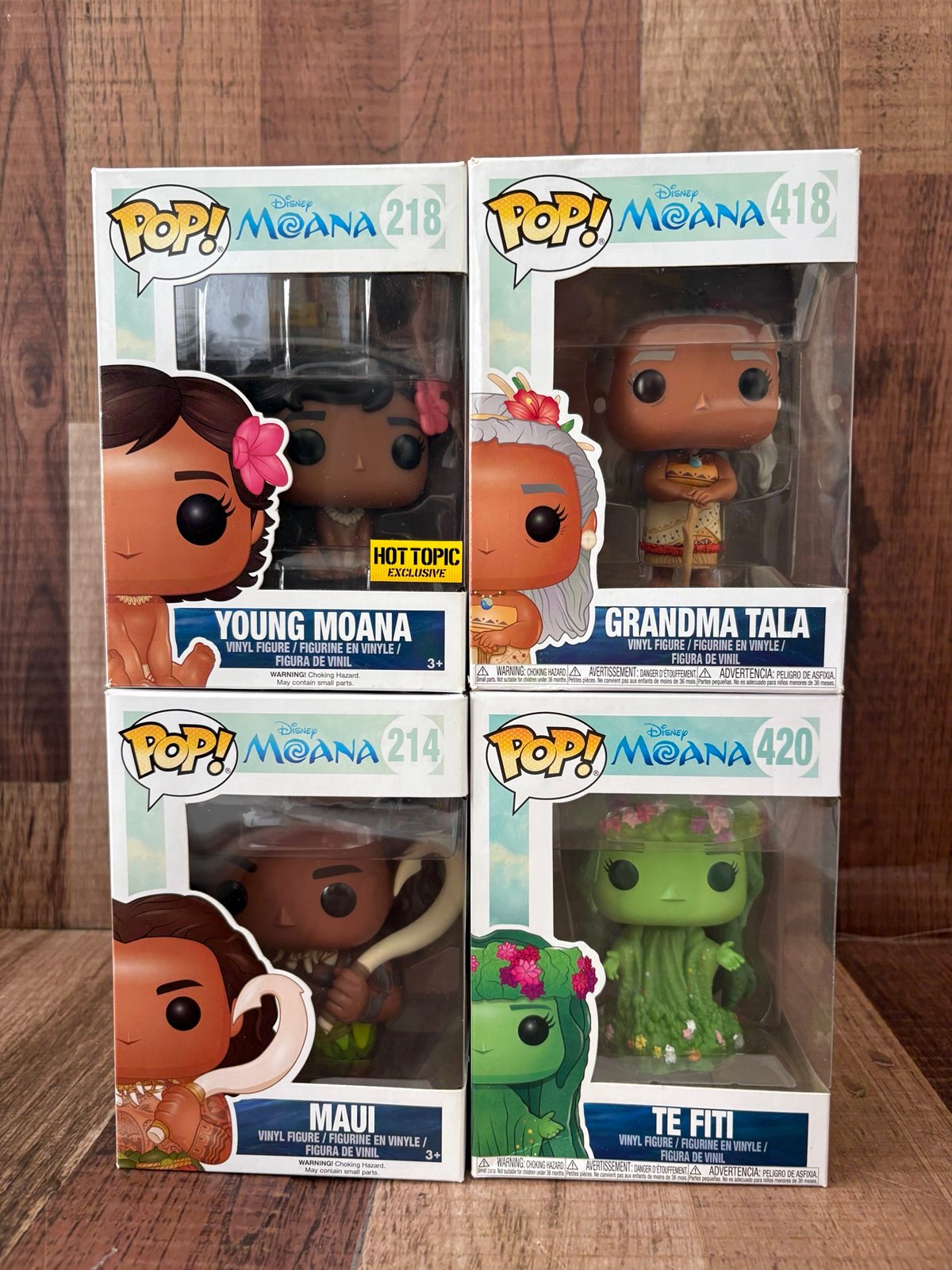Funko Pop Moana Bundle Set
