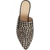 JENNI KAYNE GENUINE CALF HAIR MULE SLIP ON FLATS IN BLACK HONEY GIRAFFE 6 NWOB