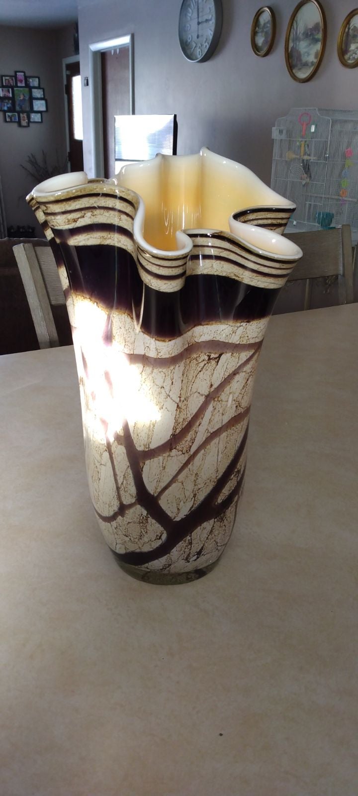 Vase blown glass
