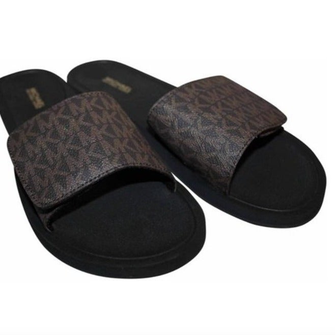 michael kors velcro slides