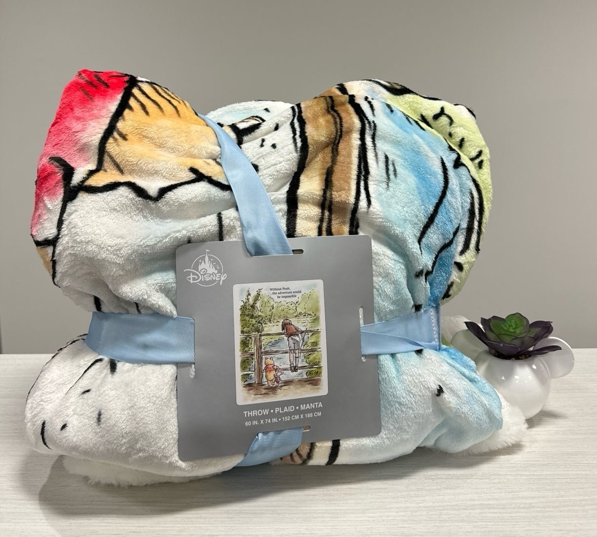 Disney Parks Winnie The Pooh Plush Throw