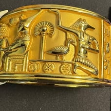 Vintage Elizabeth Taylor for Avon Egyptian Revival Bracelet Cuff
