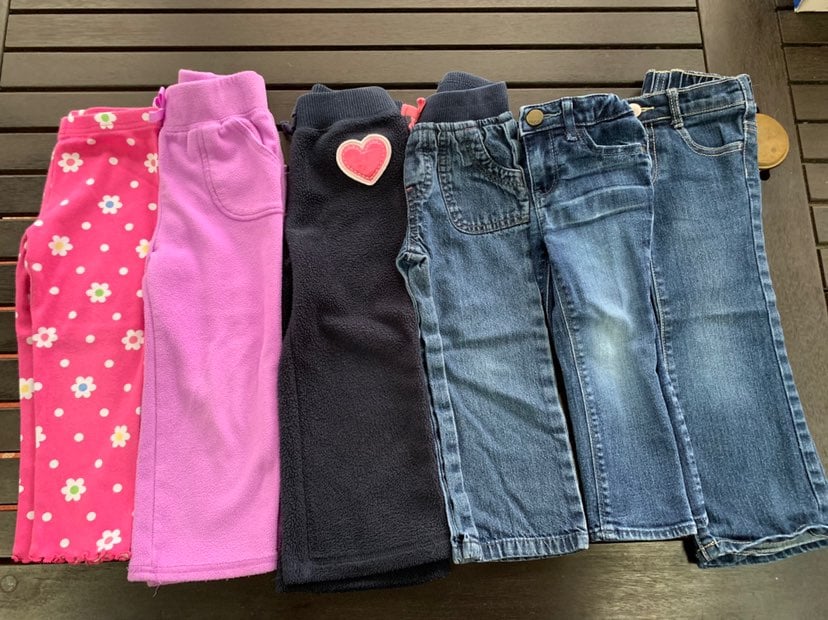 Lot of 2T Girls Pants, Jeans and Dress