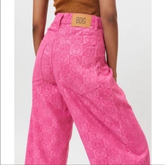 BDG peace sign corduroy pants 26