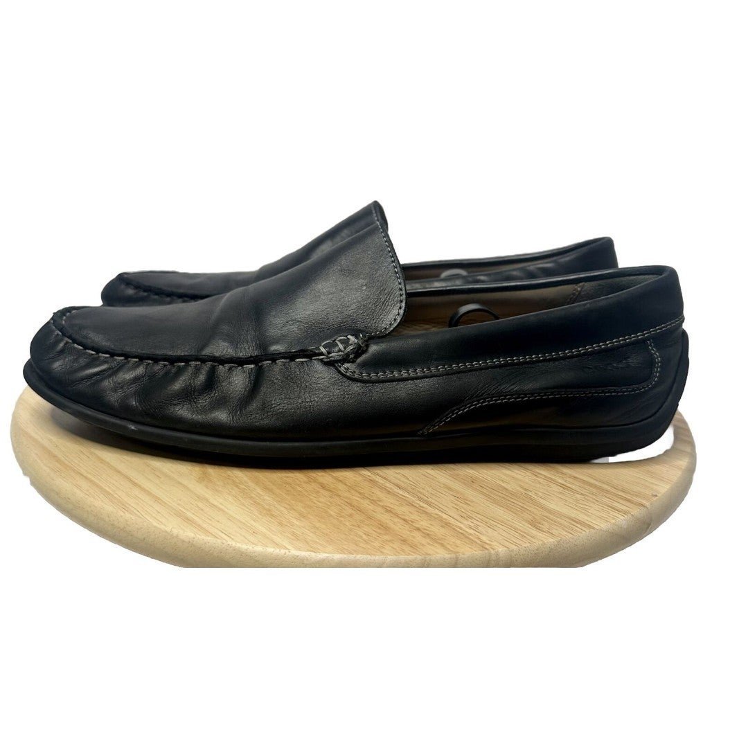 ECCO Mens Classic Moc 2.0 Loafers Moccasins Black Leather Size 48/13