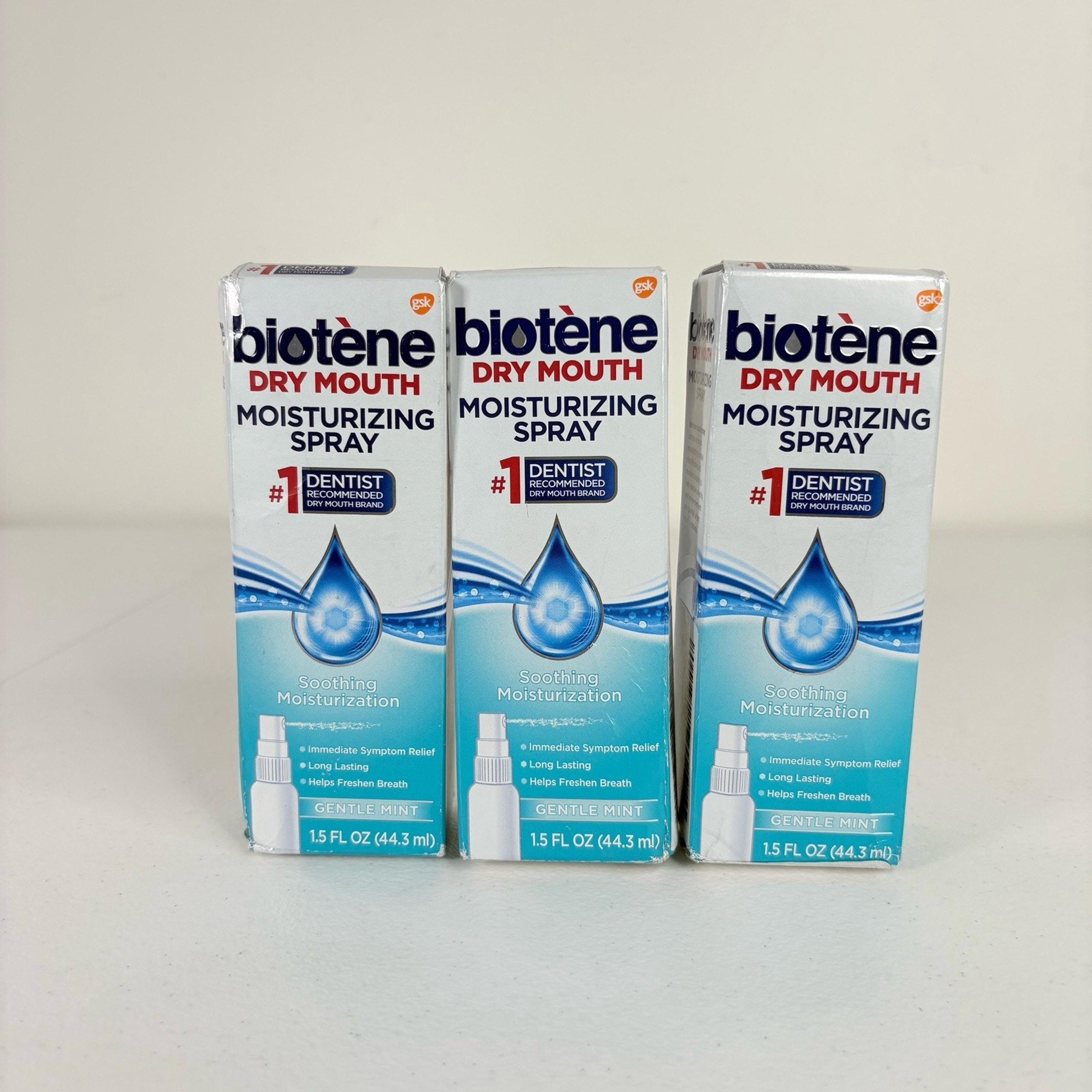 Biotene Dry Mouth Moisturizing Spray Alcohol Free Breath Freshener X3 Exp 2026+