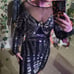 Guess by Marciano black sequined dress size Xs/S