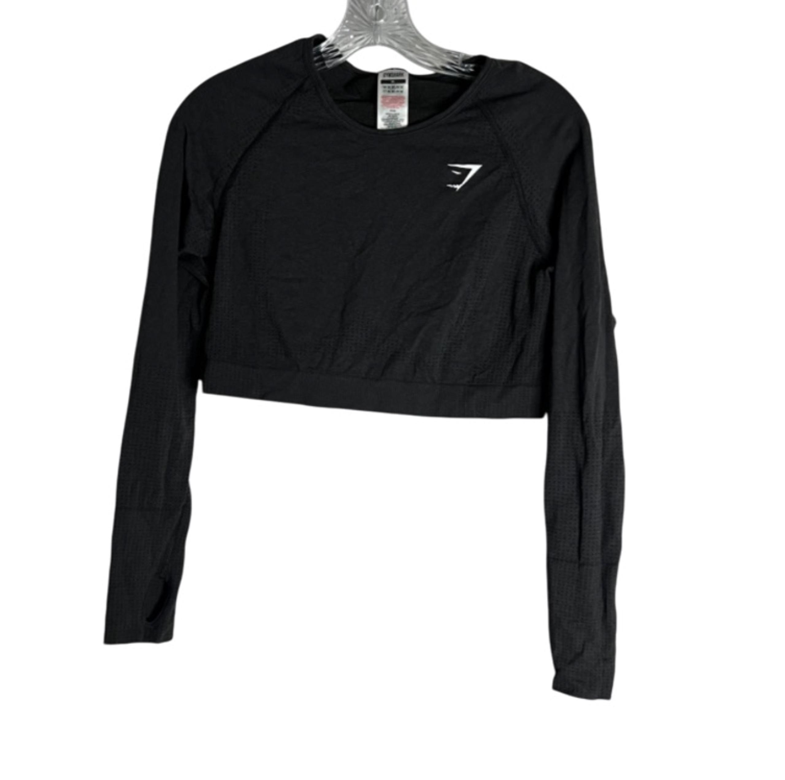 Vital Seamless Long Sleeve Crop Top Women's Size XL - Gymshark