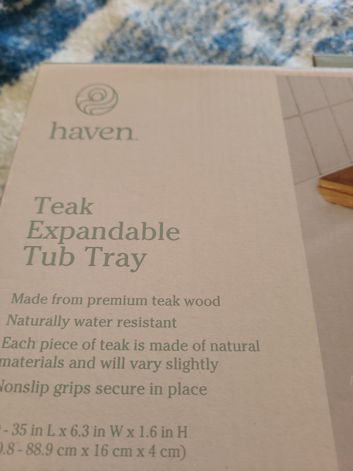 Tub tray