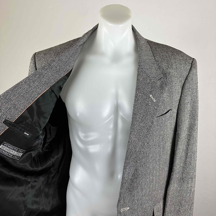 Vintage Members Only 100% Silk Sport Jacket