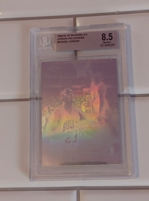 Michael Jordan 1992 Upper Deck UD MC Donald's Holograms #2 BGS 8.5 EX-MT