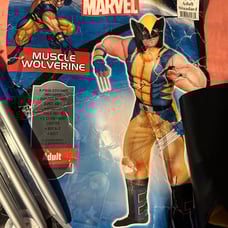 Marvel X-Men Muscle Wolverine Adult One Size Costume