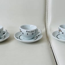 Starbucks Venezia Espresso Cup & Saucer Deborah D Reinhart IPA Italy Caffe 2 oz