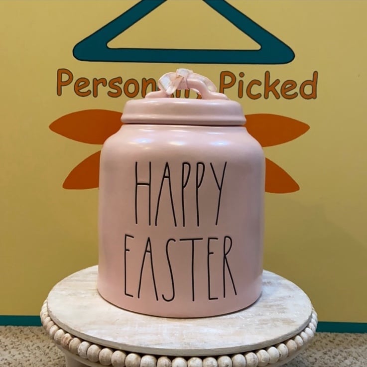 Rae Dunn HAPPY EASTER Canister