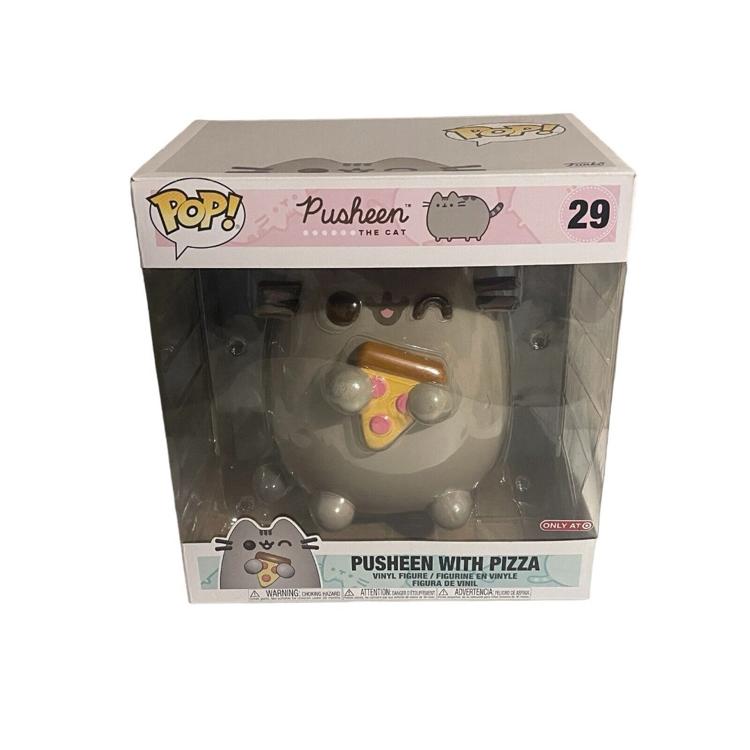 Funko Pop Pusheen with Pizza #29 Pusheen The Cat 10inch Collectible Vinyl Figure
