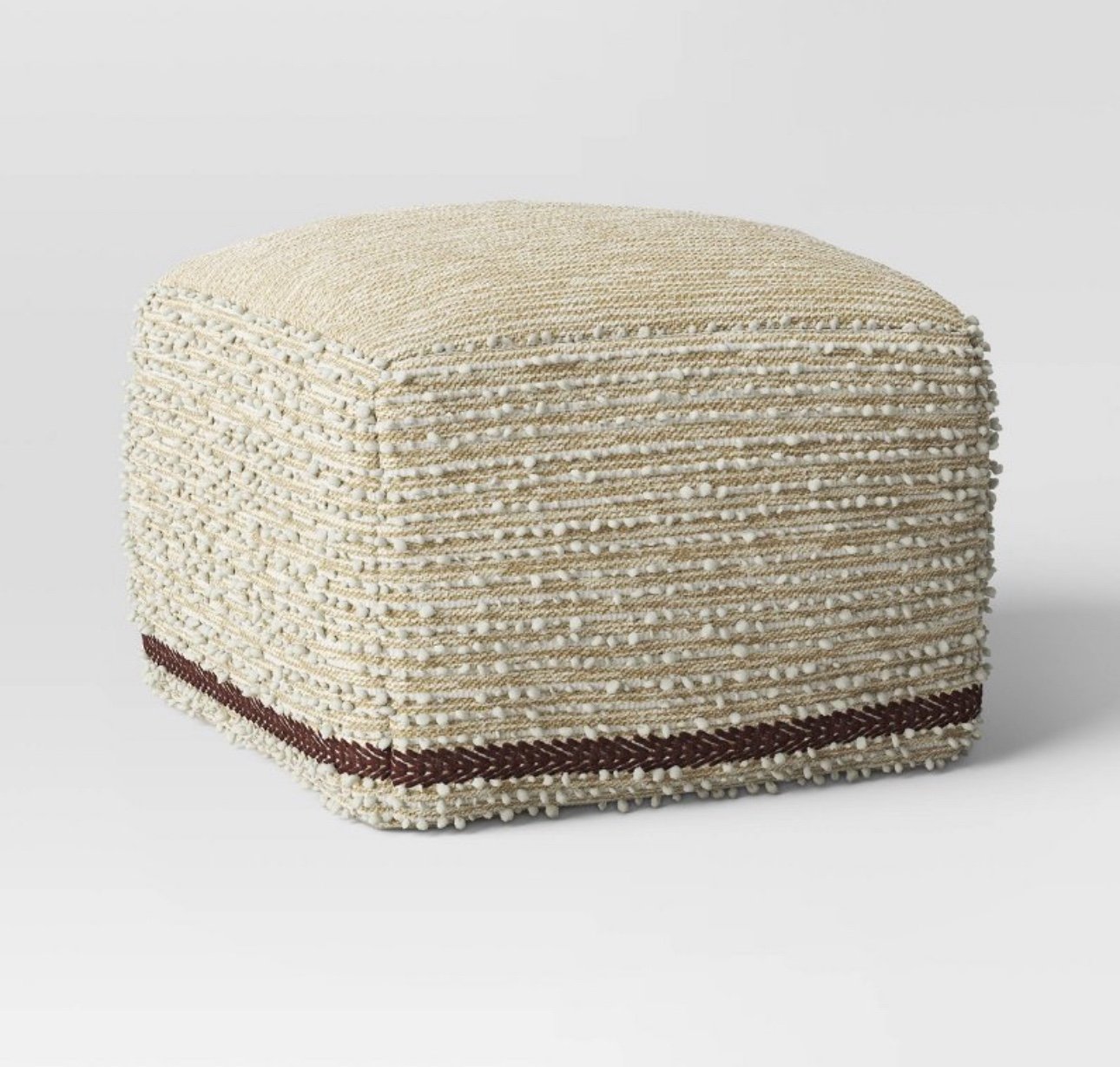 Threshold pouf.