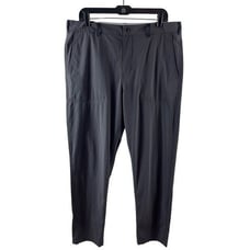 Macpac Mens Trekker Pertex Equilibrium Softshell Nylon Pants XL Charcoal Gray