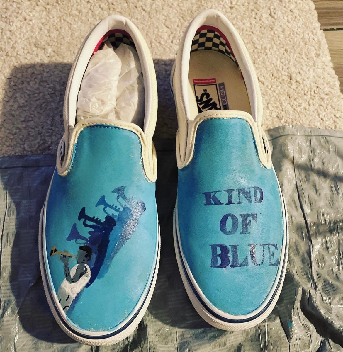 VANS Classic Slip custom paint