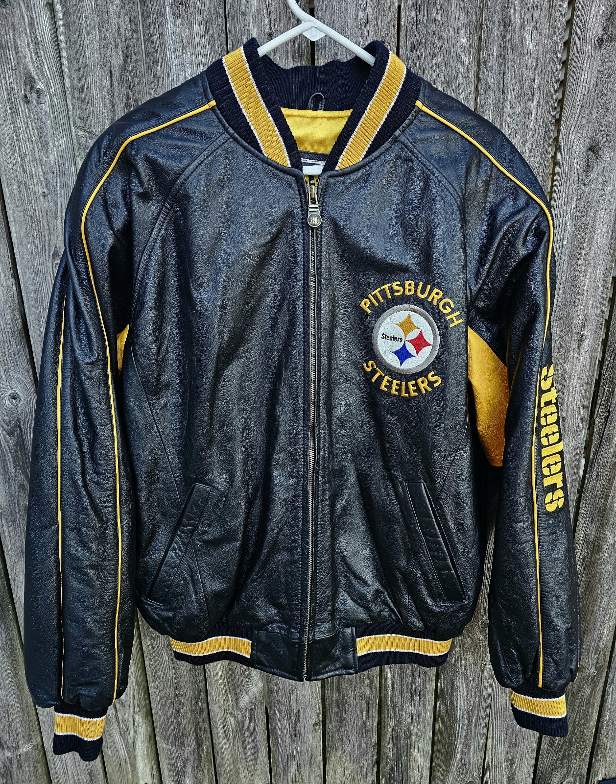 Steelers 100% Leather Jacket