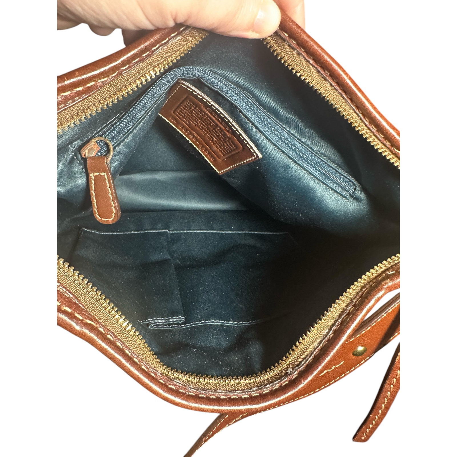 Coach Y2K Restored Holiday Patchwork Bleecker Duffle Leather