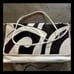 Vintage Park Avenue Int Black & White Patchwork Leather Shoulder Handbag Purse