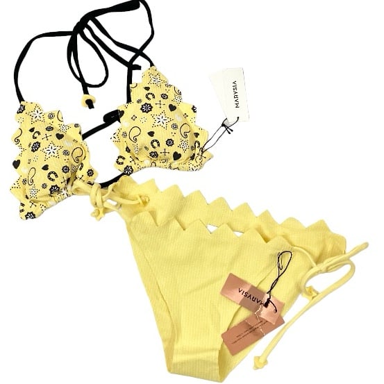 New Marysia Broadway Honolulu Triangle Bikini Top + Mott bottom