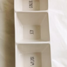 New Rae Dunn Wasabi Soy Ginger Tray