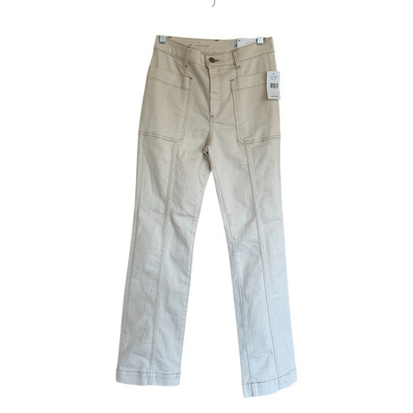 NWT AG Adriano Goldschmied Mid-Rise Utility Straight Jeans