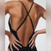Vuori Sunkissed One Piece Swimsuit Bathing Suit Color Black Size XXL