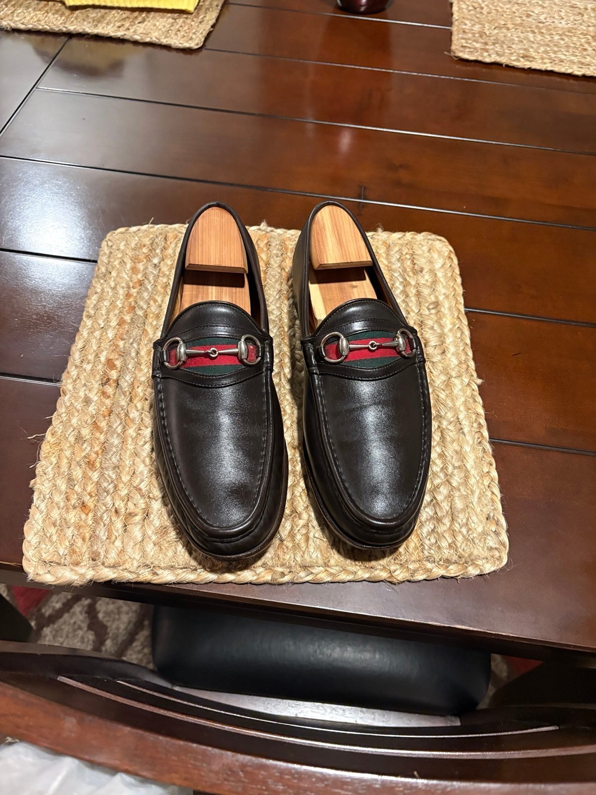 Gucci Leather men’s shoes chocolate all most new
