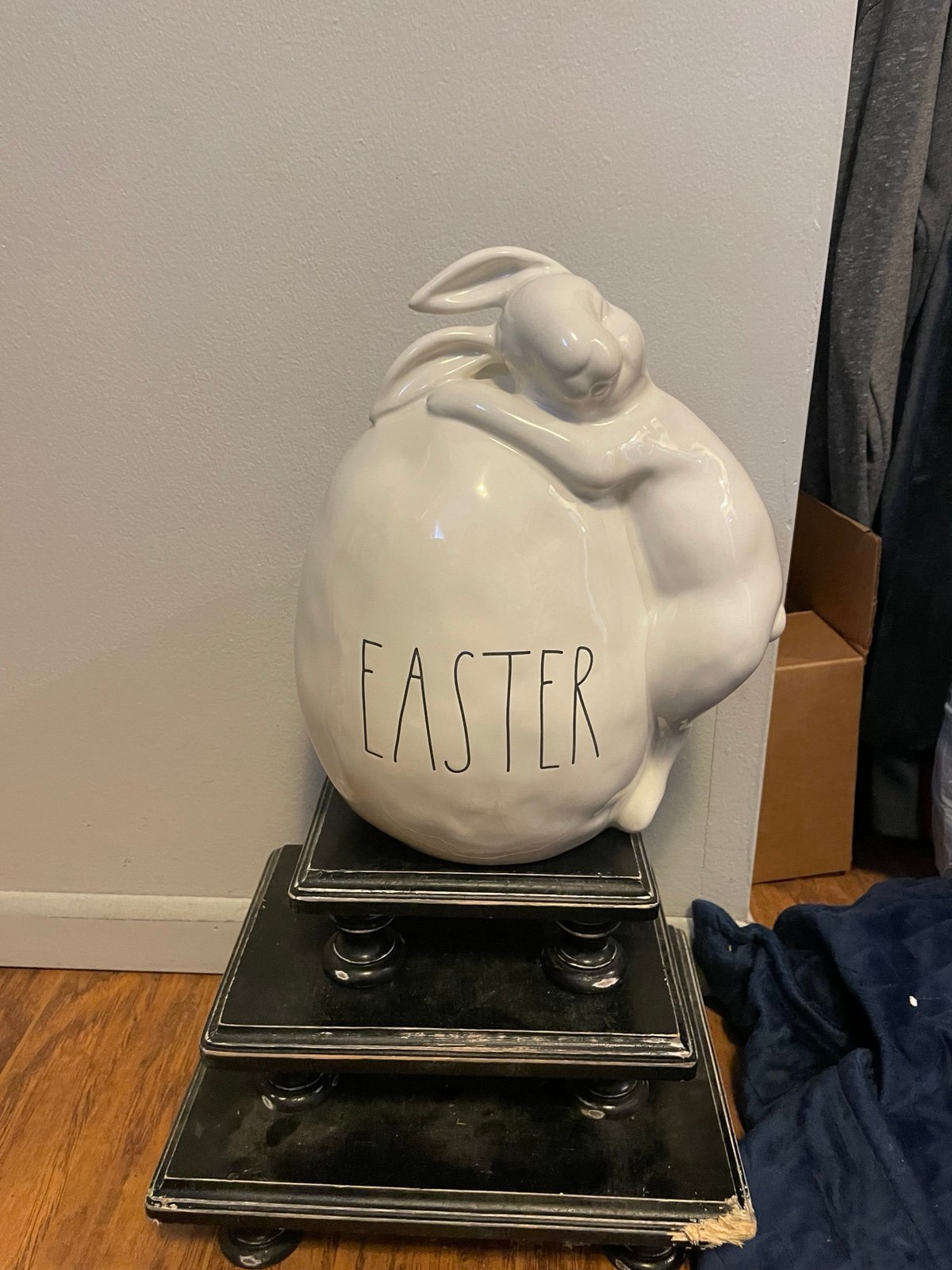 Rae Dunn Large EASTER Egg w/ Bunny