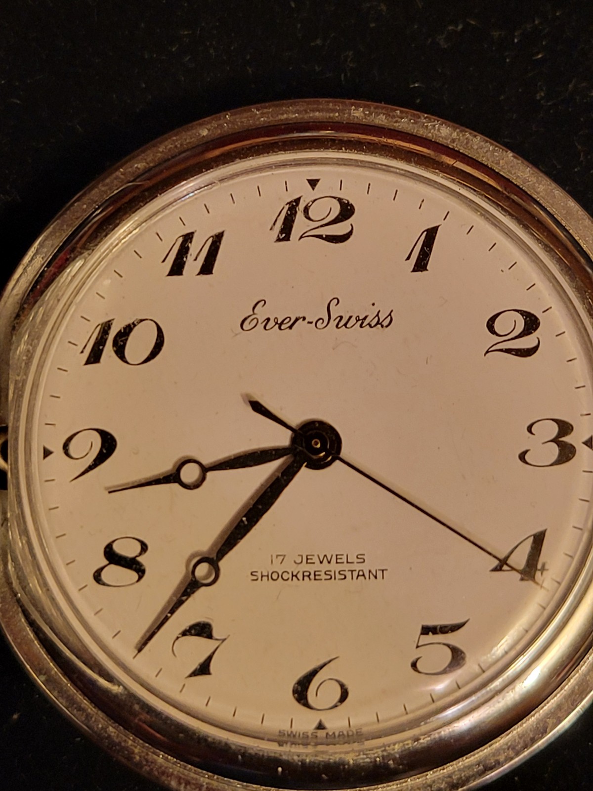 Vintage Ever Swiss wind up pocket watch