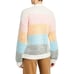 Stine Goya Jodi Moss Knit V-Neck Sweater Colorblock Stripe Size S