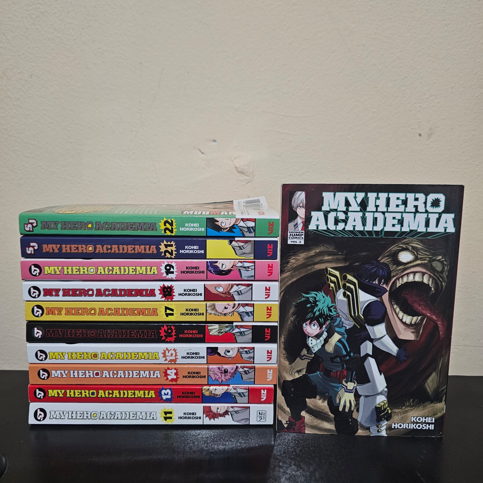 Lot of 11 My Hero Academia Manga Books 6, 11-22 (Missing 12/20) Kohei Horikoshi