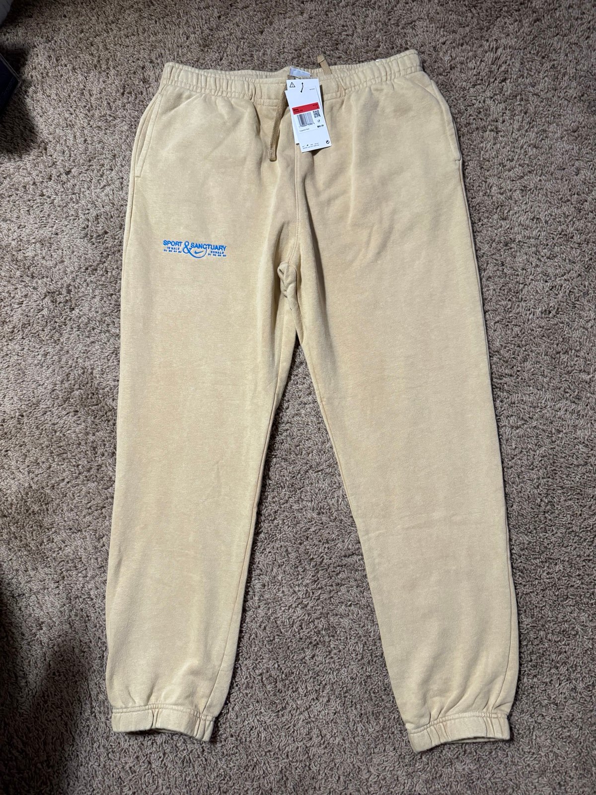 Nike Men's Sportswear Club Fleece Sanctuary Pants in Brown Size Large Nwt