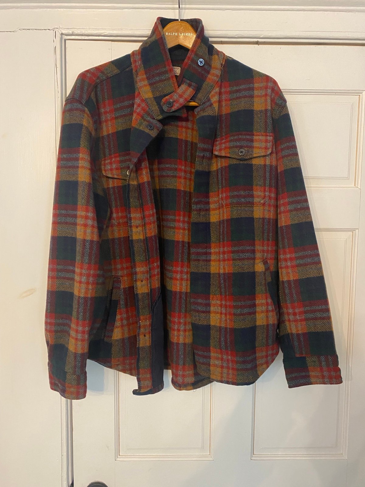 J. CREW Men's Wallace & Barnes Heritage CPO Wool-Blend Shirt Jacket